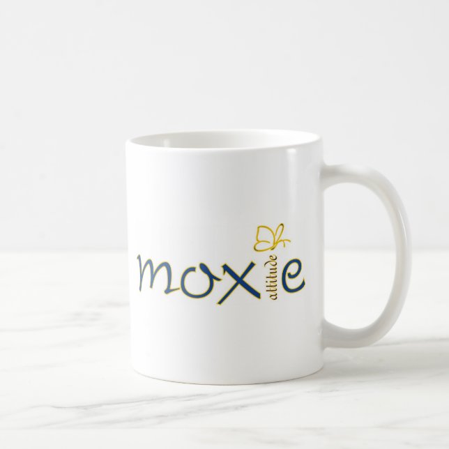 Taza De Café Actitud del Moxie (Derecha)