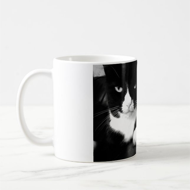 Taza De Café Actitud Kitty - Adelante, Haz mi Día Mug (Izquierda)