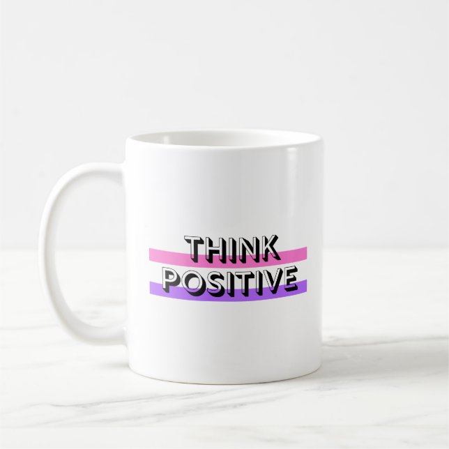 Taza De Café actitud positiva citas positivas inspiradoras (Izquierda)