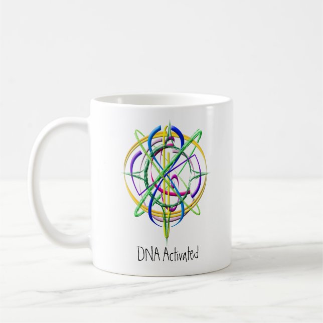 Taza de café activada DNA del átomo (Izquierda)