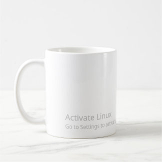 Taza De Café Activar Linux Mug