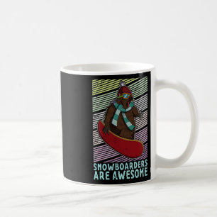 Taza De Café Actividad competitiva del Snowboard Skip Snowboard