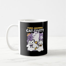 Taza De Café Actividad purranormal para gatos - Diseño de gatos