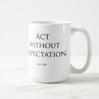 Taza De Café Acto sin la expectativa