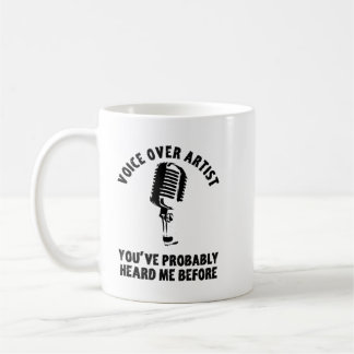 Taza De Café Actor de voz sobre artista Actor Dubbing Synchro