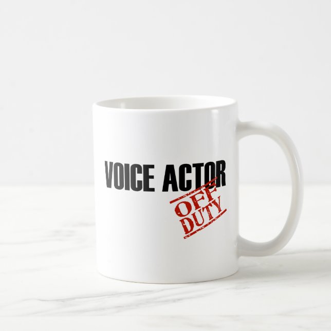 TAZA DE CAFÉ ACTOR FUERA DE SERVICIO DE LA VOZ (Derecha)