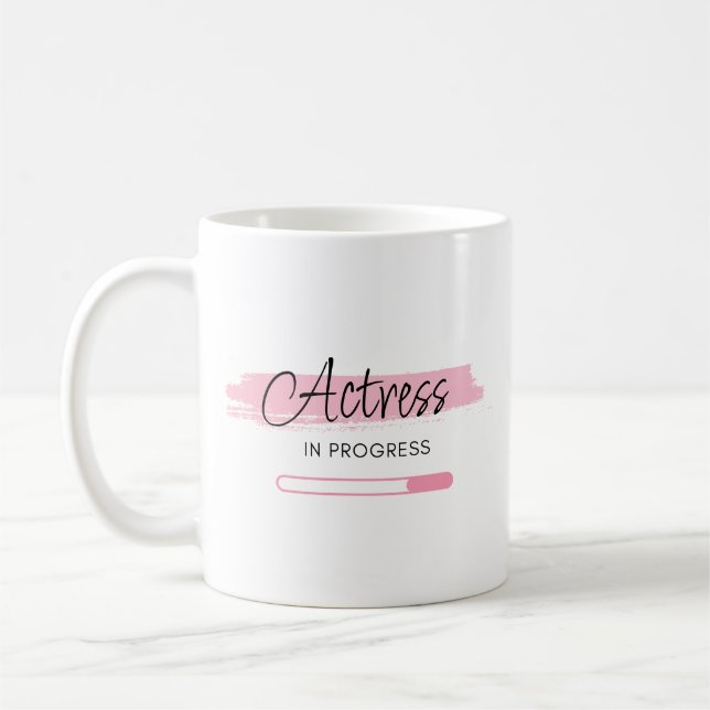 Taza De Café Actriz en curso - Personalizada (Izquierda)