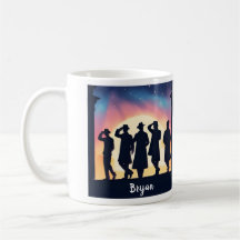 Actriz teatral personalizada de café/té