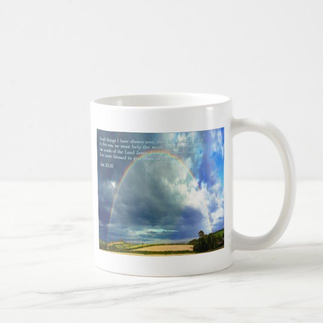 Taza De Café Actúa el arco iris del 20:35 (Derecha)