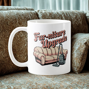 Taza De Café Actualización de Muebles Humor de Aspiradora vs