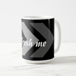Taza De Café Actualizar mi imagen Personalizado Texto imponer t