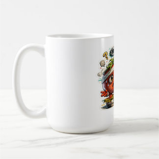 Taza De Café Actualmente almacenando introvertido retro diverti