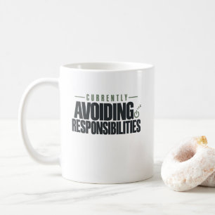 Taza De Café Actualmente Evitando Responsabilidades