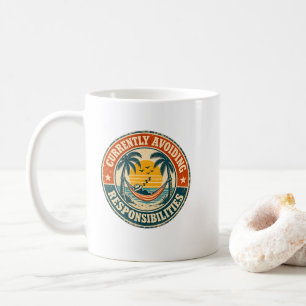 Taza De Café Actualmente Evitando Responsabilidades