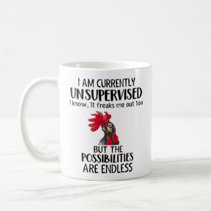 Taza De Café Actualmente no estoy supervisado - Gracioso regalo