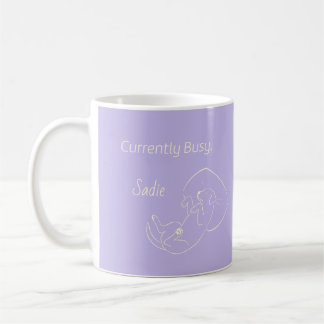 Taza De Café Actualmente Ocupada Labrador Retriever Nombre de M