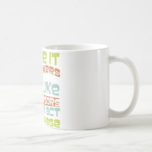 Taza De Café Actuar Su Salario - Regalo Divertido Para Política