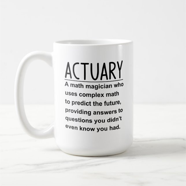 Taza De Café Actuario (Izquierda)