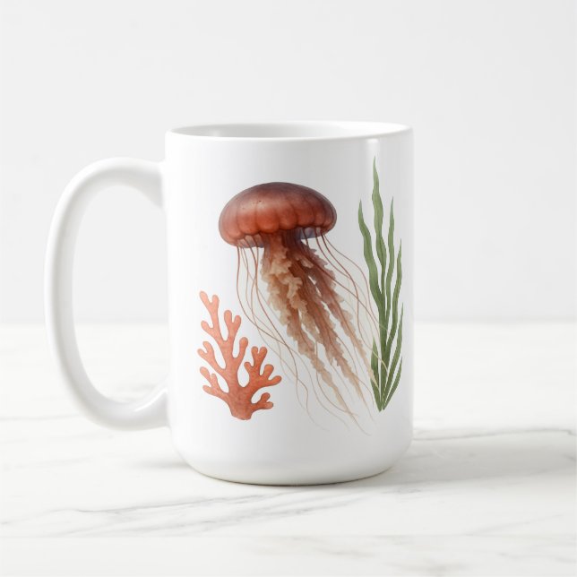 Taza De Café Acuarela (Izquierda)