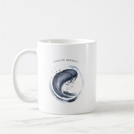Taza De Café Acuarela Astrología Gemini Rótulo Zodiac | Monogra
