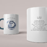Taza De Café Acuarela Astrología Zodiac | Monograma<br><div class="desc">Ideales para desear un feliz día a tus amigos y familia por su cumpleaños. Elegante zodiaco acuarela en la parte delantera con el nombre de los receptores, y rasgos de personalidad de signos de cumpleaños y zodiaco en la parte trasera. Agregue la redacción de su personalizado a este diseño utilizando...</div>