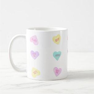 Taza De Café Acuarela Convo Heartz BFF Mug