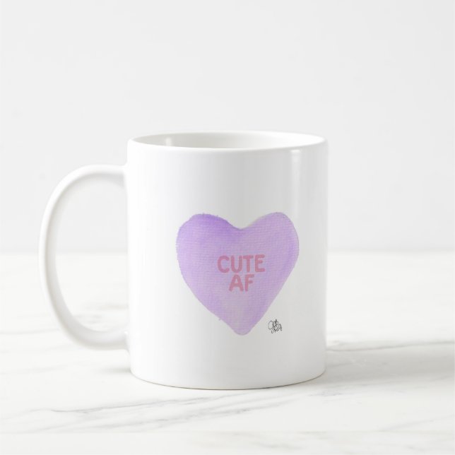 Taza De Café Acuarela Convo Heartz CUTE AF Mug