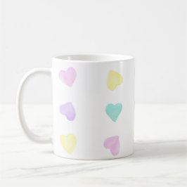 Taza De Café Acuarela Convo Heartz Gran Trama