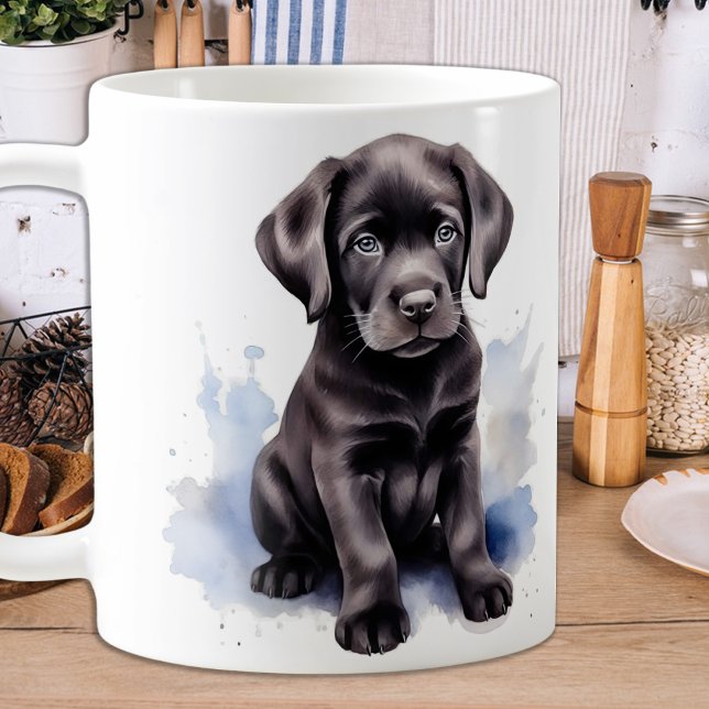 Taza De Café Acuarela De Cachorro Cura Labrador Perro Recuperad (Subido por el creador)
