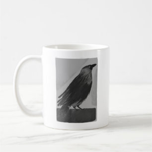Taza De Café Acuarela De Crow