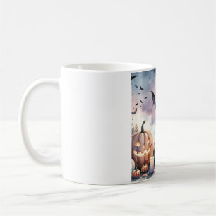 Taza De Café acuarela de Halloween