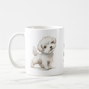 Taza De Café Acuarela de perro