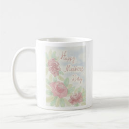 Taza De Café acuarela del día de la madre