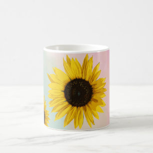 Taza De Café Acuarela del girasol