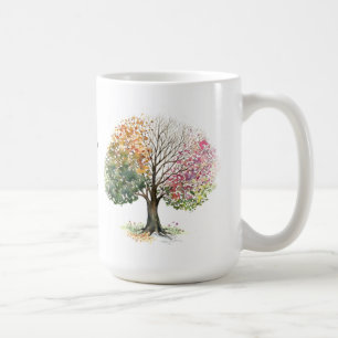 TAZA DE CAFÉ ACUARELA DEL VERSO DE LA BIBLIA DEL
