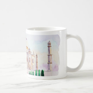 Taza De Café Acuarela el Taj Mahal