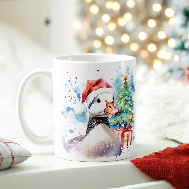 Taza De Café Acuarela Festividad Navidades de oca Mug (Subido por el creador)