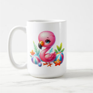 Taza De Café Acuarela Flamingo Clipart-95059