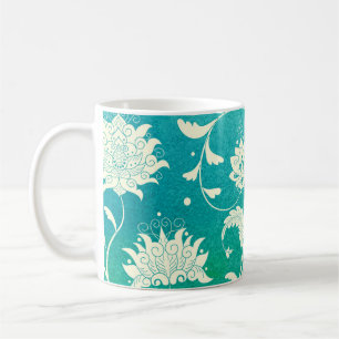 Taza De Café Acuarela floral de porcelana china