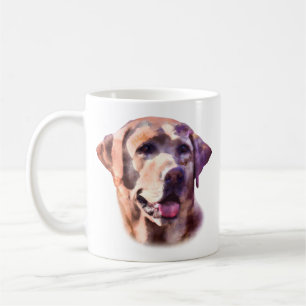 Taza De Café Acuarela Labrador Recuperador