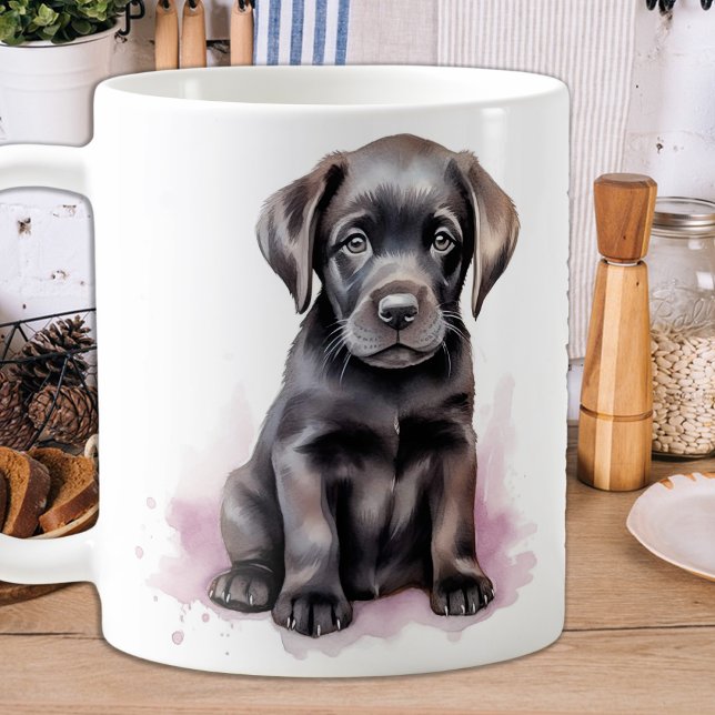 Taza De Café Acuarela Labrador Recuperador Perro Cupo Cachorro (Subido por el creador)