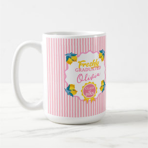 Taza De Café Acuarela Limón Fiesta de Graduación Clase 26