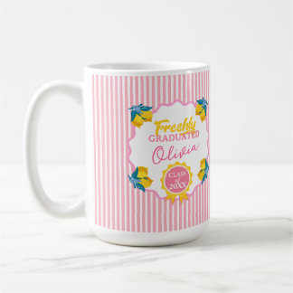 Taza De Café Acuarela Limón Fiesta de Graduación Clase 26