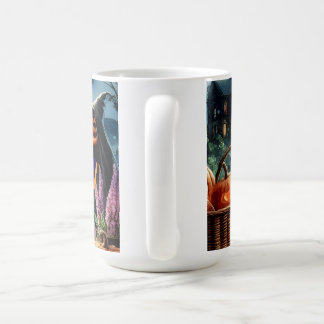 Taza De Café Acuarela nocturna de Eerie Halloween
