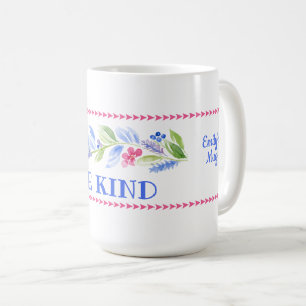 Taza De Café Acuarela Pastel Floral SÉ AMABLE
