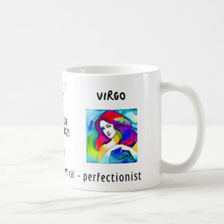 Taza De Café acuarela Signo de virgo zodiaco y características