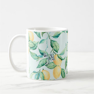 Taza De Café Acuarela verde limón: Romance sin foco