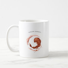 Taza De Café Acuarela Virgo Astrología Rótulo Zodiaco | Monogra