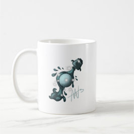 Taza De Café Acuario cósmico Uranus Zodiac