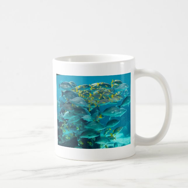 Taza De Café Acuario de los pescados de la Atlántida (Derecha)